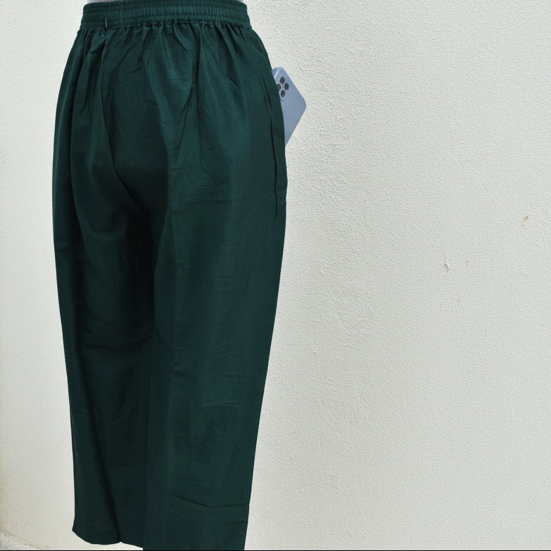 EmeraldGreen SouthSilk DupattaSet