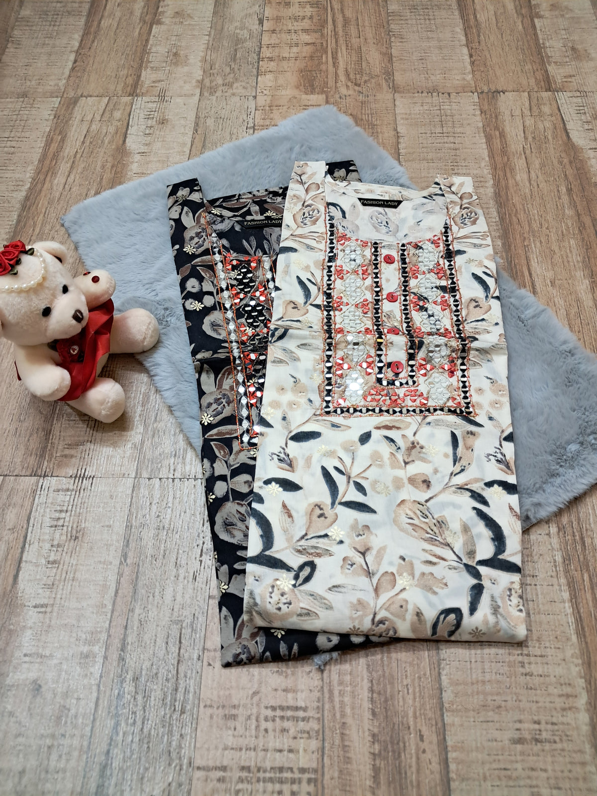 Off White Silk Kurti