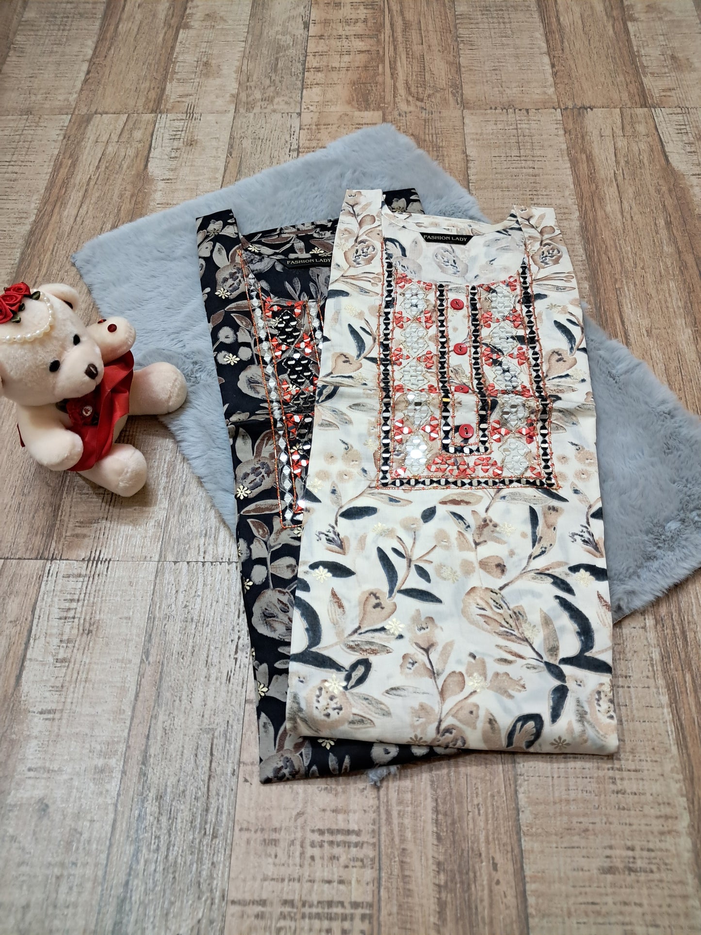 Off White Silk Kurti