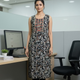 BLACK Silk Kurti
