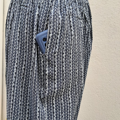 Black and White CottonRayon  2PC KurtiSet