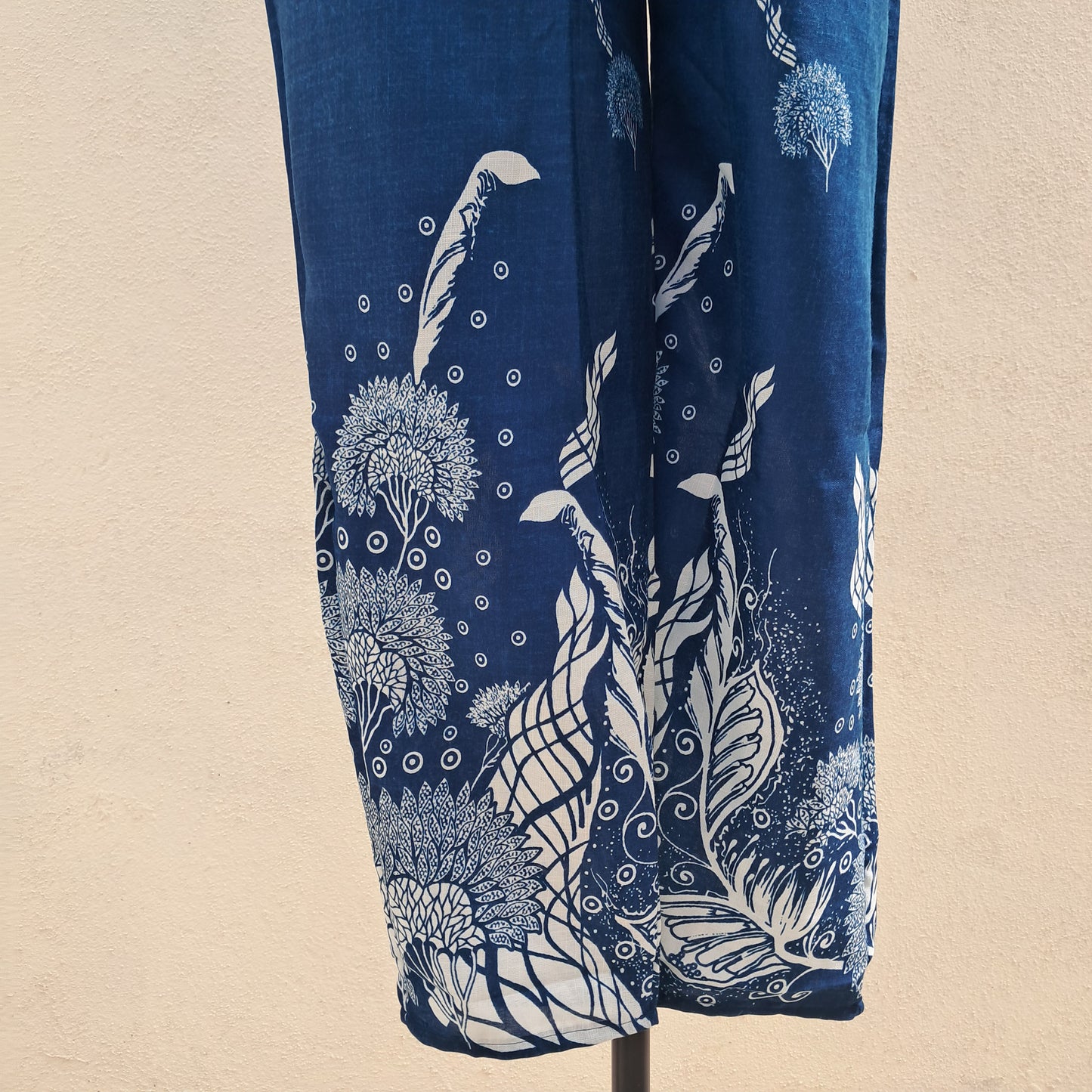 Dark Blue Rayon 2PC Kurti Set