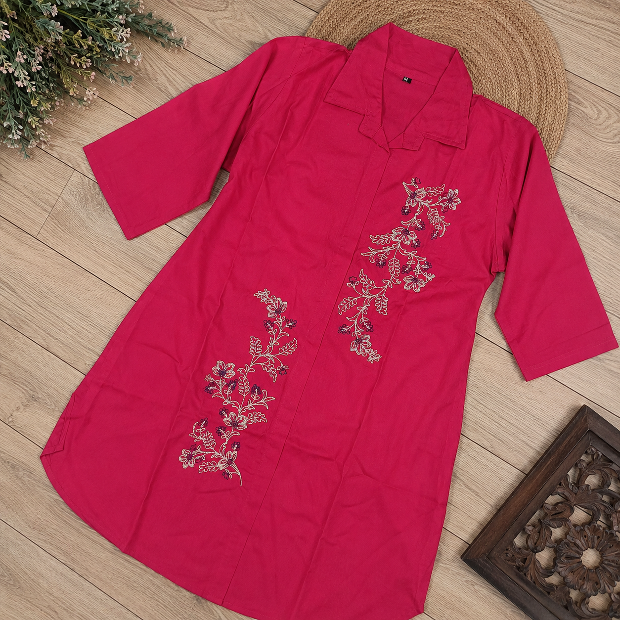 HotPink Rayon StarightPant