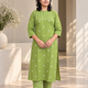 ParrotGreen Cotton KurtiSet