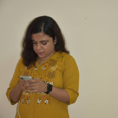Mustard Cotton CoOrdSet
