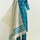 TealBlue SouthSilk DupattaSet