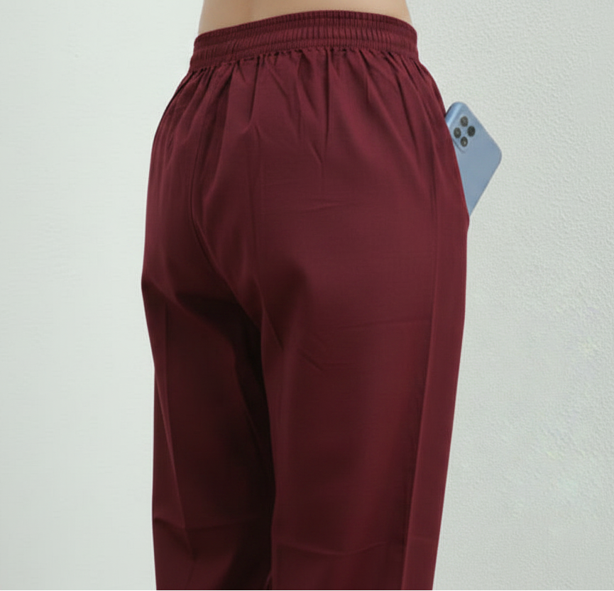 MaroonRed SouthSilk DupattaSet