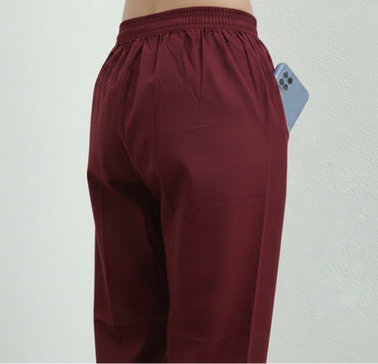 MaroonRed SouthSilk DupattaSet