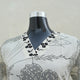 Black White Rayon KurtiSet