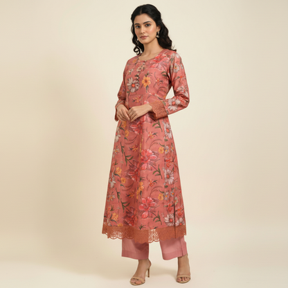 Onion Rayon 2PC Kurti Set