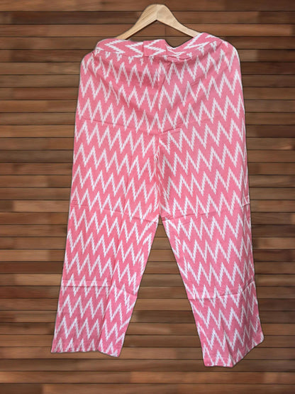 BabyPink Cotton 2PC Kurti Set