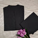 Black Pure Cotton Cordy CoOrd Set