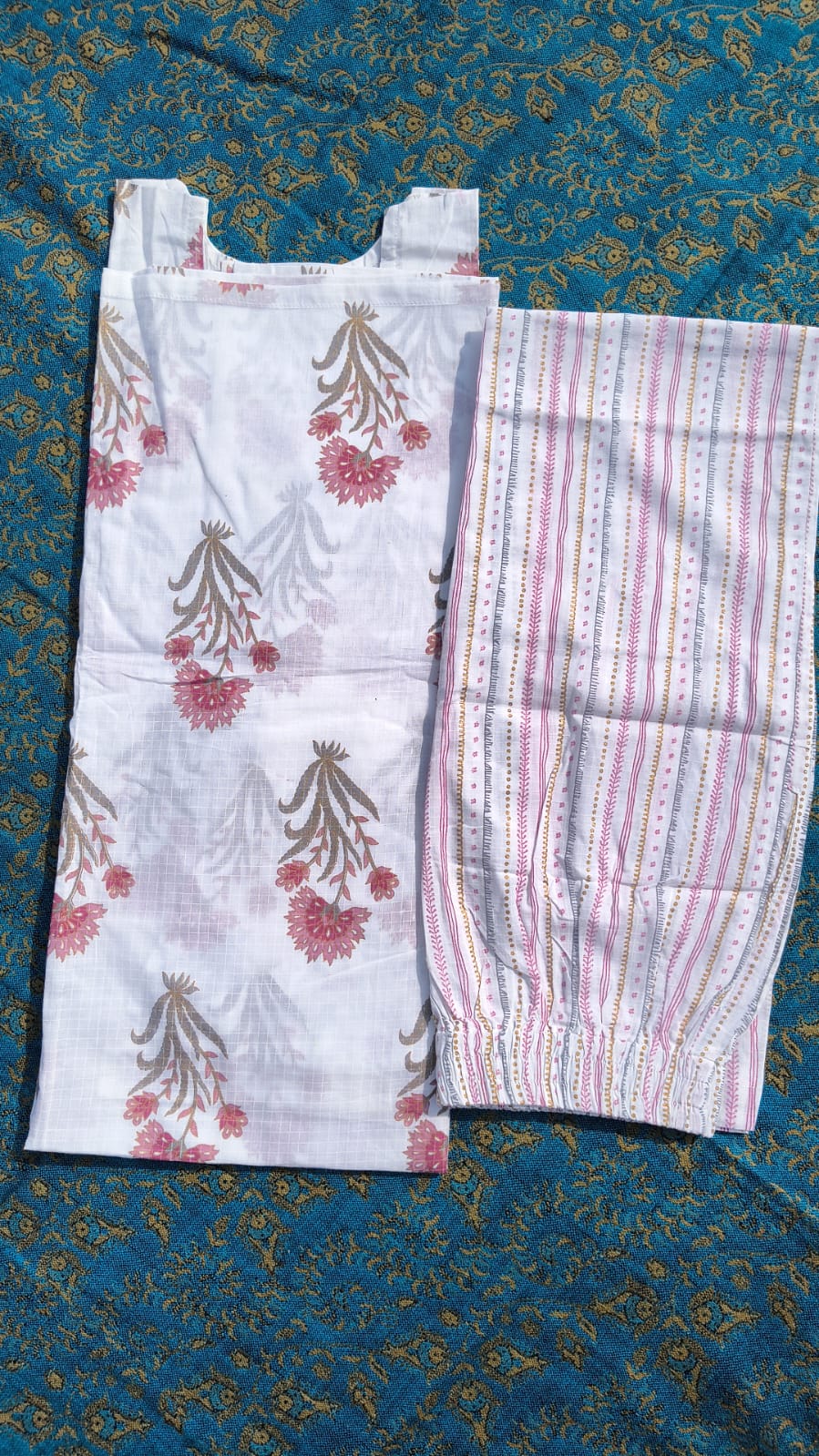 Cotton Floral 2PC KurtiSet