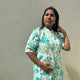 BLUE Cotton Kurti Set