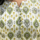 PistaWhite CottonRayon KurtiSet