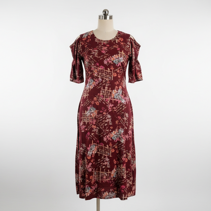 Purple Rayon Cazzy 2PC - Kurti Set