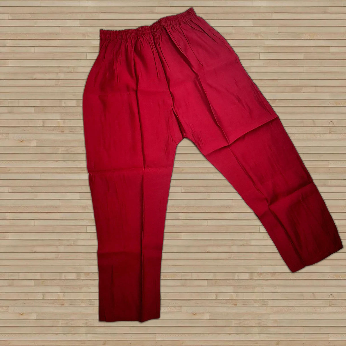 Maroon Silk 2PC Kurti Set