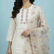 White Cotton DupattaSet