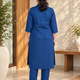 NavyBlue Rayon KurtiSet